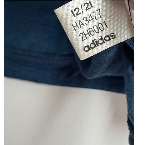 Adidas Hooodie Womens Small Blue Rush Crew Essentials Slub Hoodie - Picture 7 of 10